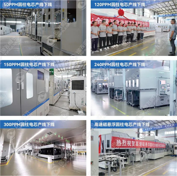 逸飞激光46系大圆柱电池量产线进入规模化交付阶段